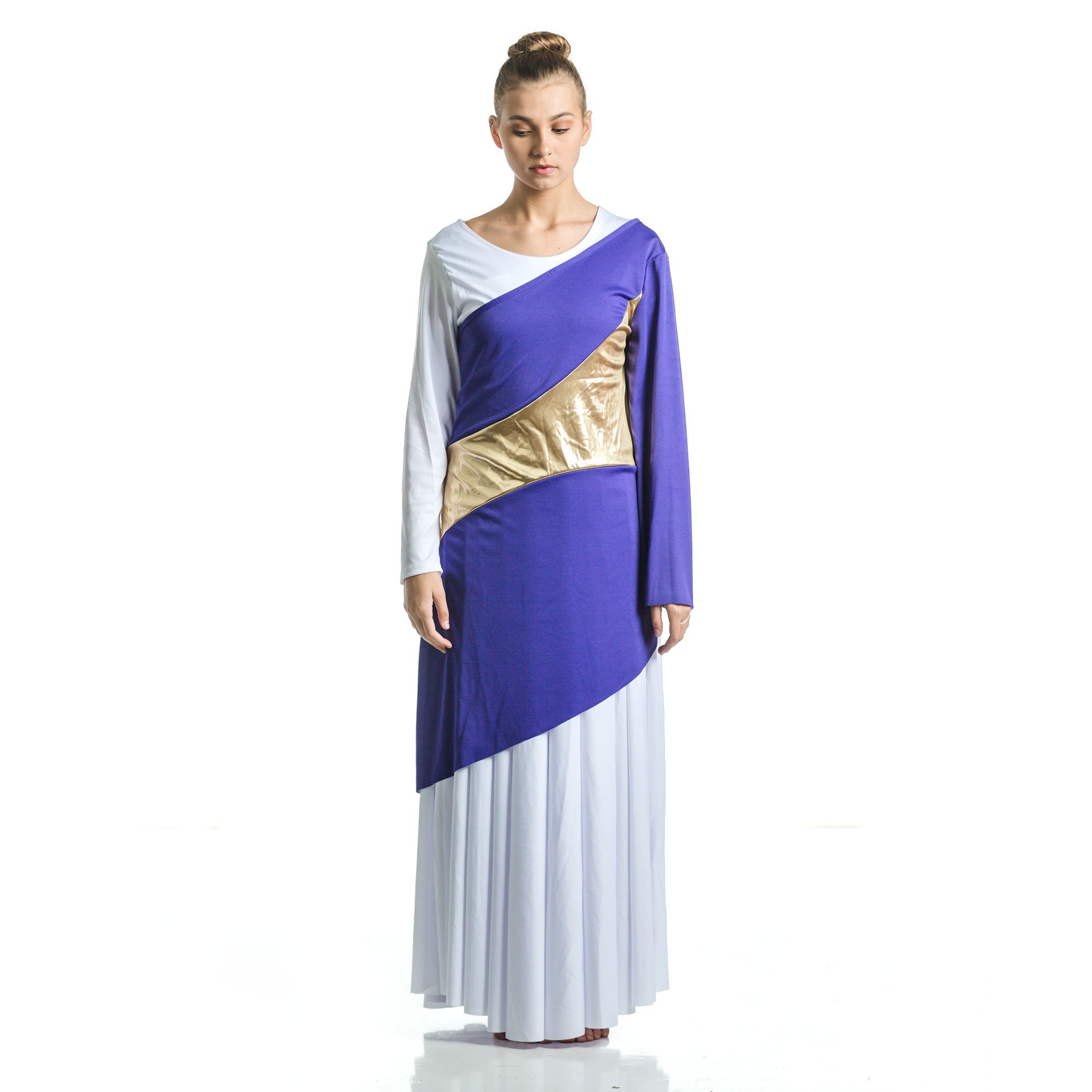 Danzcue Asymmetrical Praise Dance Pullover - Click Image to Close