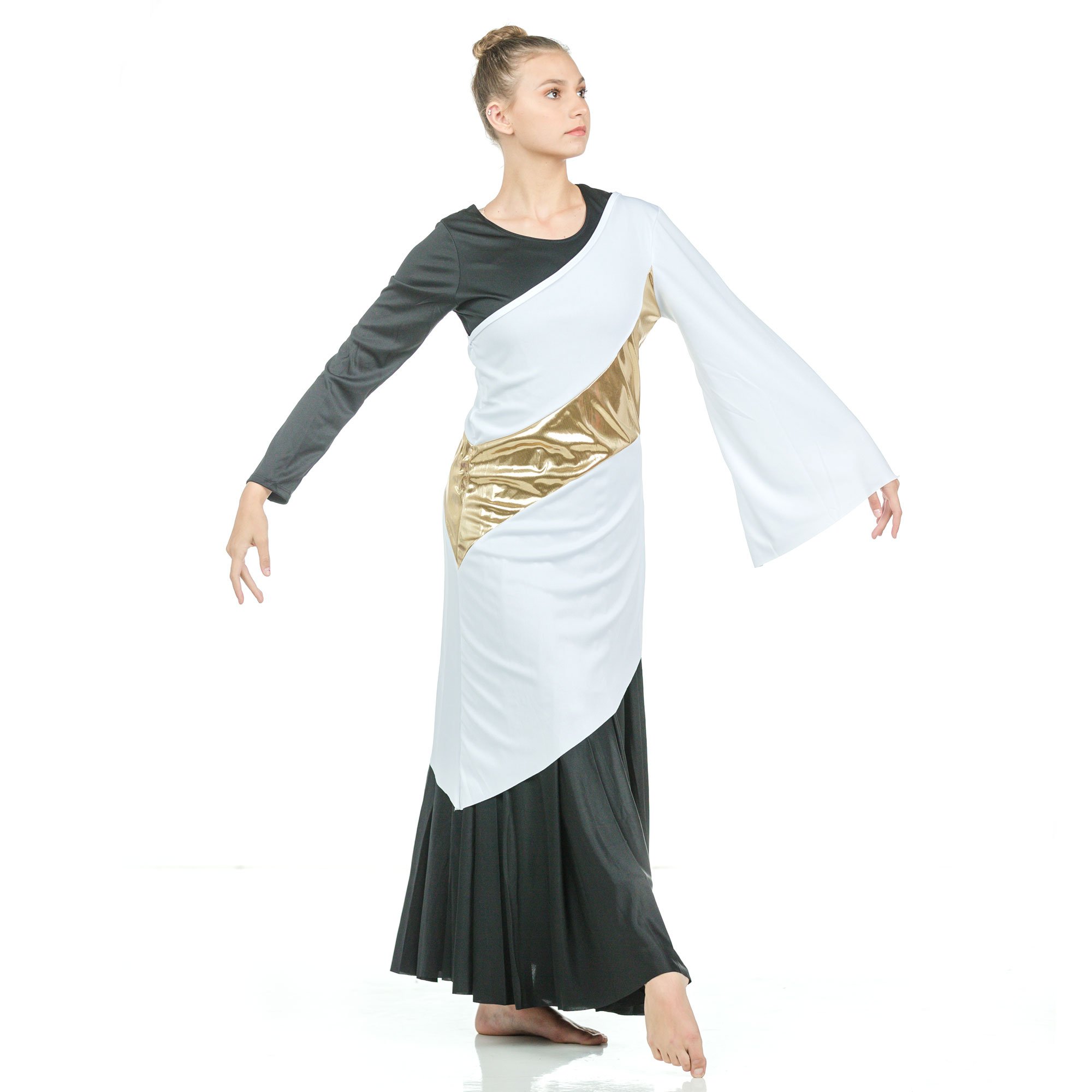 Danzcue Asymmetrical Praise Dance Pullover