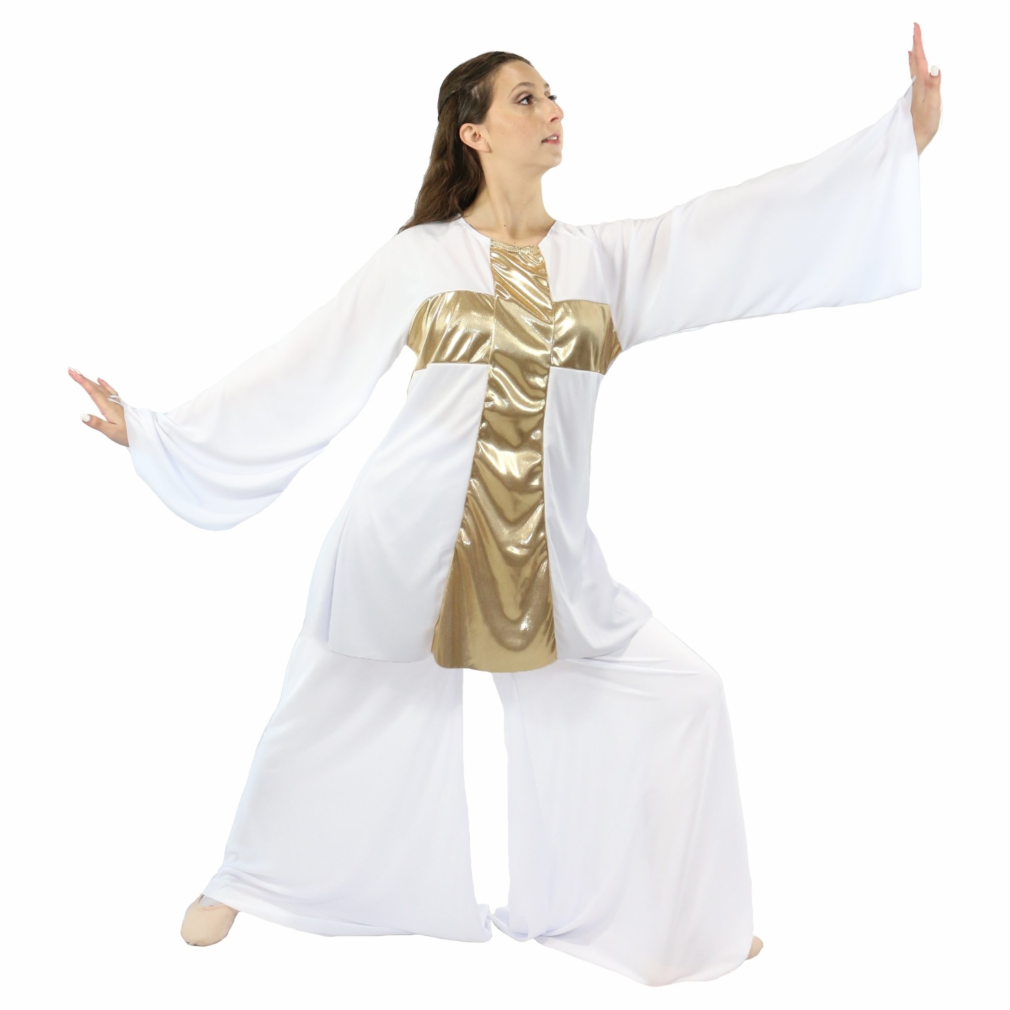 Danzcue Worship Praise Dance Cross Pullover Top - Click Image to Close