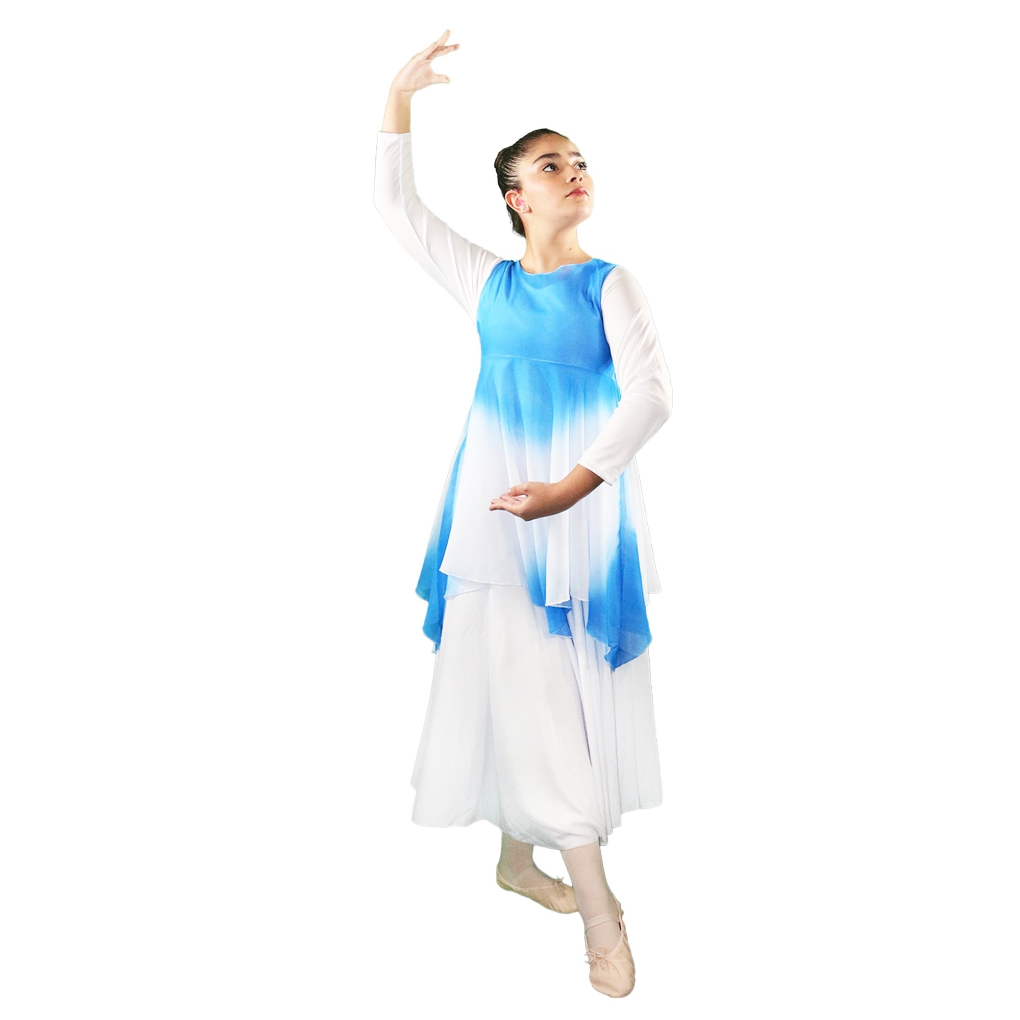 Danzcue Watercolor Womens Praise Dance Tunic