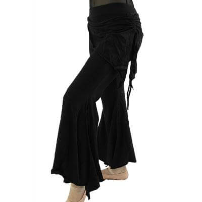 Latin Jazz Ballroom Square Dance Pants Tribal Belly dance Pants#W465 Black 