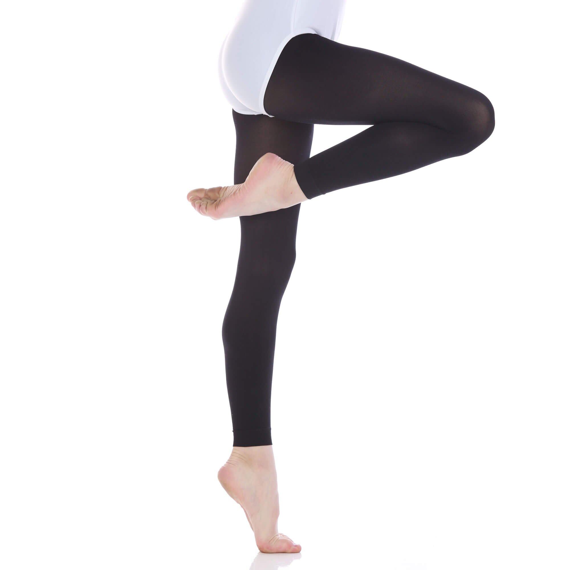 Danzcue Girls Super Soft Footless Tights