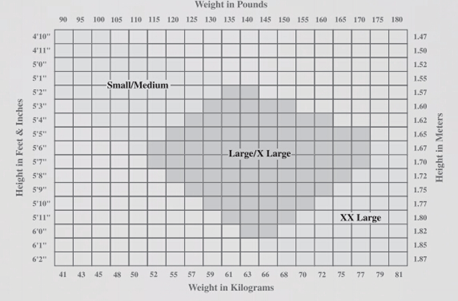 Capezio Transition Tights Size Chart