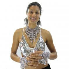 Deluxe Belly dance Jewelry slave bracelet