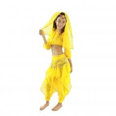 Long Sleeve 5-Piece Children Belly Dance Costume