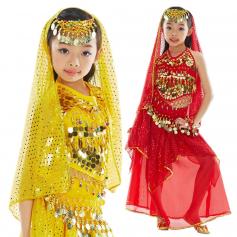 Bollywood Little Chili 5-piece Children Belly Dance Costume [BELKD007]