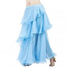 Fashion Chiffon Spiral Belly Dance Skirt