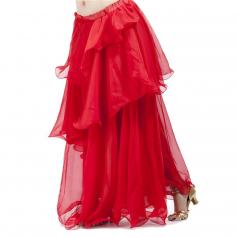Fashion Chiffon Spiral Belly Dance Skirt