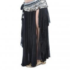 Fashion Glass Silk Belly Dance Ear Skirt