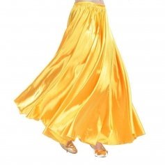 Fashion Satin Skirt Praise Dance Skirt Belly Dance Skirt