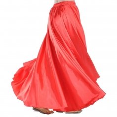 Fashion Satin Skirt Praise Dance Skirt Belly Dance Skirt