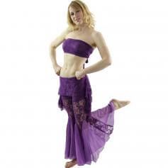 Lace 2-Piece Belly Dance Costume