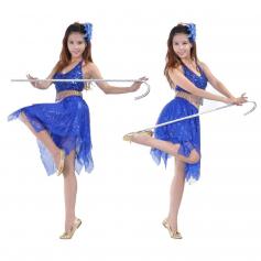 Shimmery 2-Piece Belly Dance Costume
