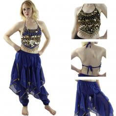 Hot Chilli 2-Piece Belly Dance Costume(Belt not included)