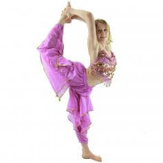 Hot Chilli 2-Piece Belly Dance Costume(Belt not included)