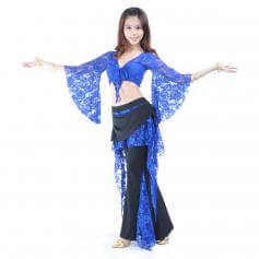 Lace Fabric 2-piece Belly Dance Costume