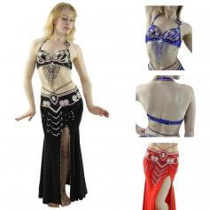 Egyptian Style 3-Piece Belly Dance Costume