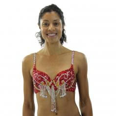 Fashion Colourful Bead Belly Dance Bra [BELTP006]