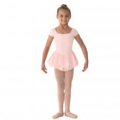 Bloch Child Cap Sleeve Iridescent Spot Dress [BLCM1052]