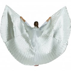 Solid Silver Worship Angel Wing