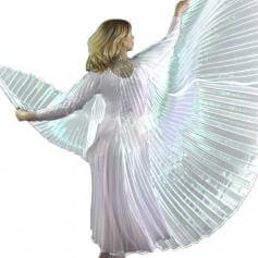 Iridescent White Worship Angel Wing