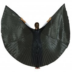 Solid Black Worship Angel Wing