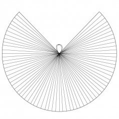 Solid Blue-Gold Worship Angel Wing