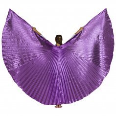 Solid Deep Purple Worship Angel Wing