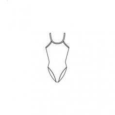 Body Wrappers Girls Camisole Leotard
