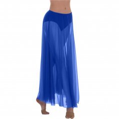 Body Wrappers Ministry Dance Long Full Chiffon Skirt