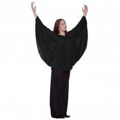 Body Wrappers Liturgical Dance Angel Wing Drapey Pullover - Click Image to Close