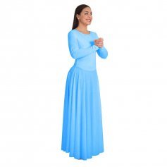 Body Wrappers Praise Full Length Long Sleeve Dance Dress