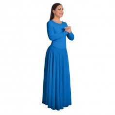 Body Wrappers Praise Full Length Long Sleeve Dance Dress