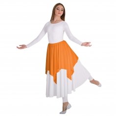Body Wrappers Liturgical Dance Handkerchief Hem Skirt/Shoulder Drape [BWP600]