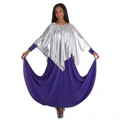 Body Wrappers Liturgical Dance Handkerchief Hem Skirt/Shoulder Drape