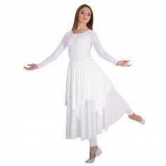 Body Wrappers Liturgical Dance Handkerchief Hem Skirt/Shoulder Drape