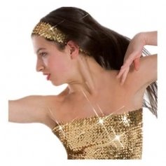 Body Wrappers Sequin Elastic Headband