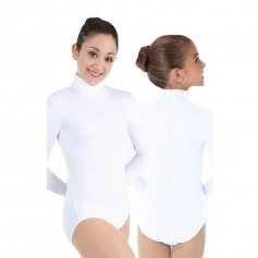 Body Wrappers Child ProWEAR Zip Back Mock Turtleneck Leotard