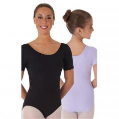 Body Wrappers Child Short Sleeve Ballet Cut Leotard