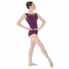 Body Wrappers / Tiler Peck Designs Dotted Yoke Leotard