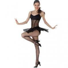 Body Wrappers Sheer Camisole Dance Dress