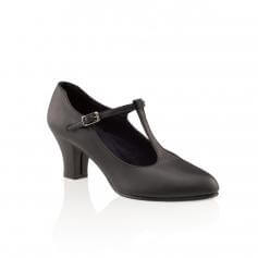 Capezio 750 Adult 2" Heel Jr. Footlight T-Strap Character Shoe [CAP750]