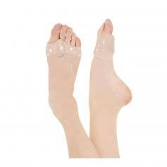 Capezio H07R Adult Rhinestone Footundeez Lyrical Half Sole