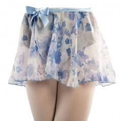 Danshuz Chiffon Flower Wrap Skirt