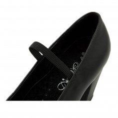 DiMichi "Maria" Adult Leather Elastic Strap Flamenco shoe