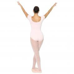 Danzcue Adult Cotton Short Sleeve Ballet Cut Leotard