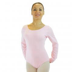 Danzcue Adult Cotton Long Sleeve Ballet Cut Leotard