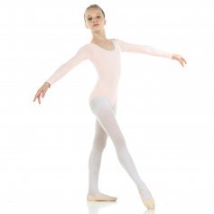 Danzcue Child Cotton Long Sleeve Ballet Cut Leotard