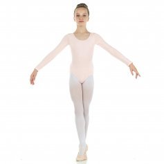 Danzcue Child Cotton Long Sleeve Ballet Cut Leotard