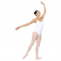 Danzcue Adult Ballet Cotton Camisole Leotard